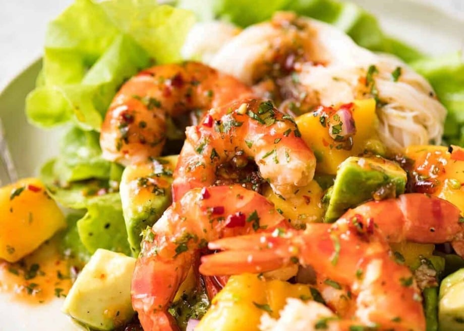 Chicken, Prawn and Avocado Salad