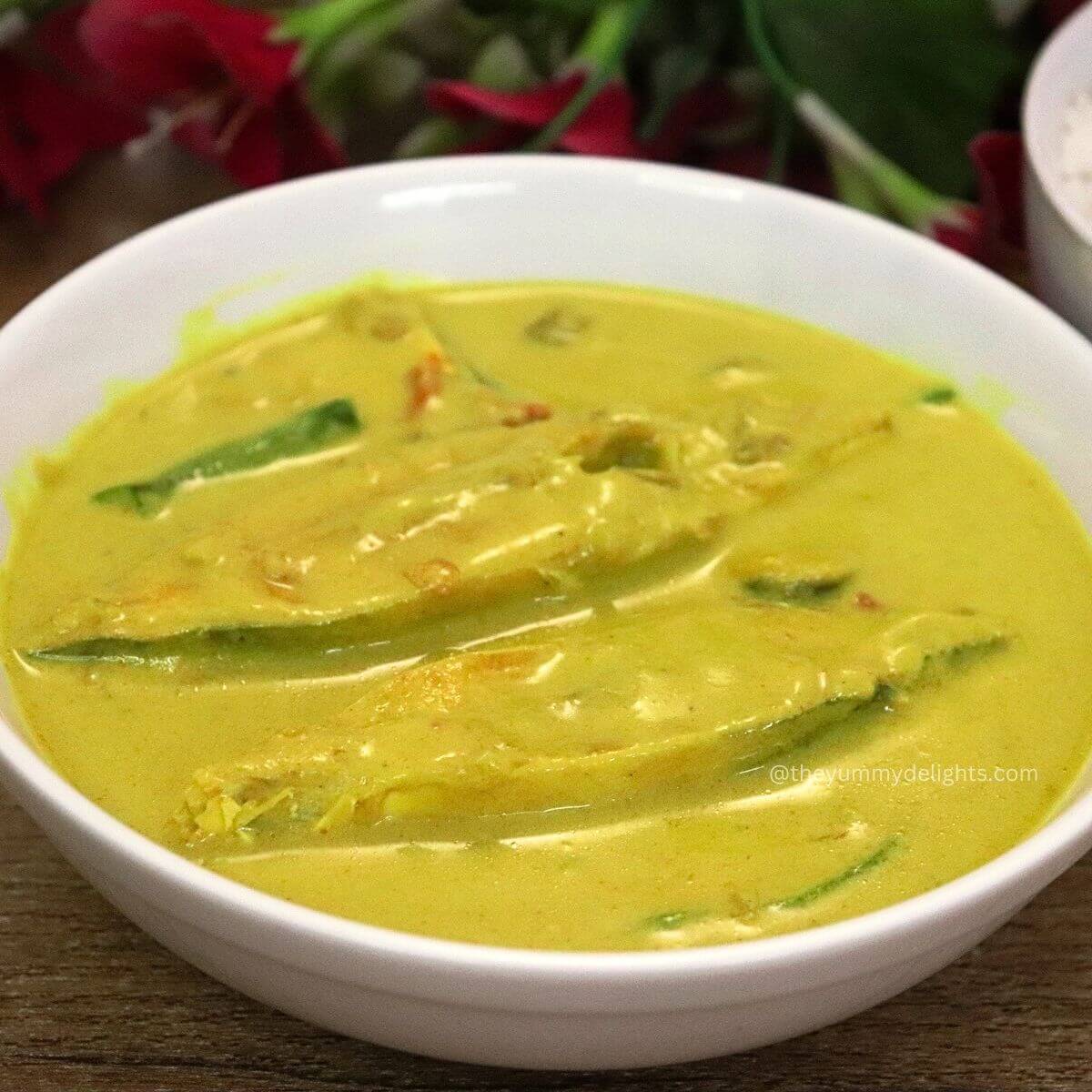 Fish in A Light Coconut Milk Curry
