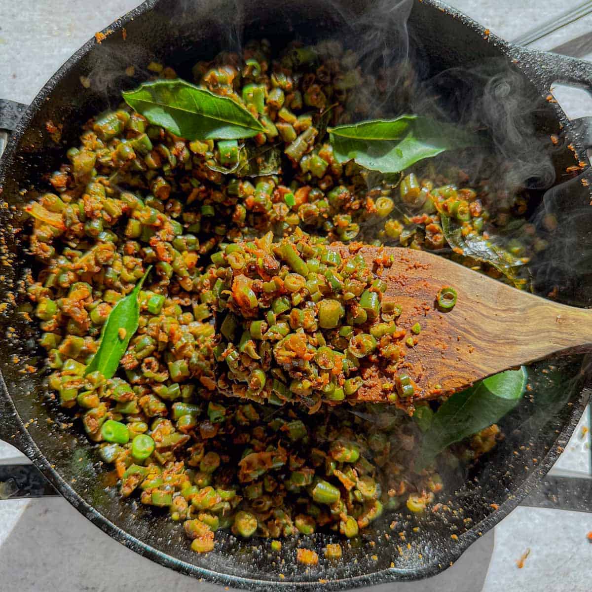Masala Beans Poriyal