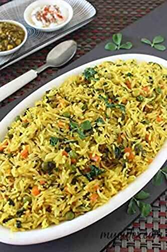 Methi Rice (Fenugreek Rice)