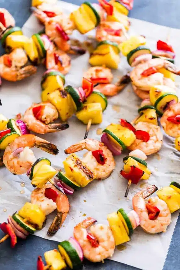Prawn and Vegetable Kebabs