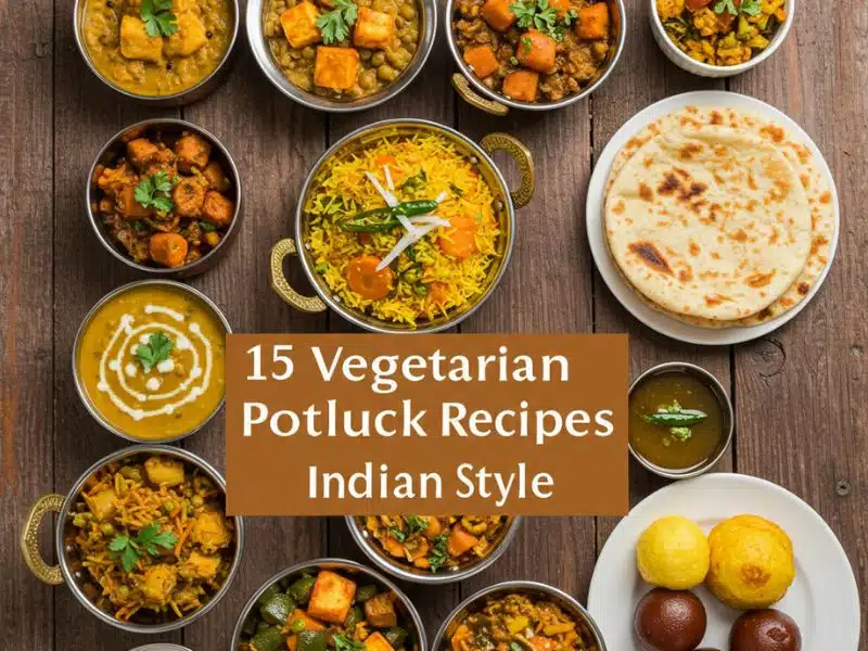 What Are 15 Best Vegetarian Potluck Recipes Indian Style?