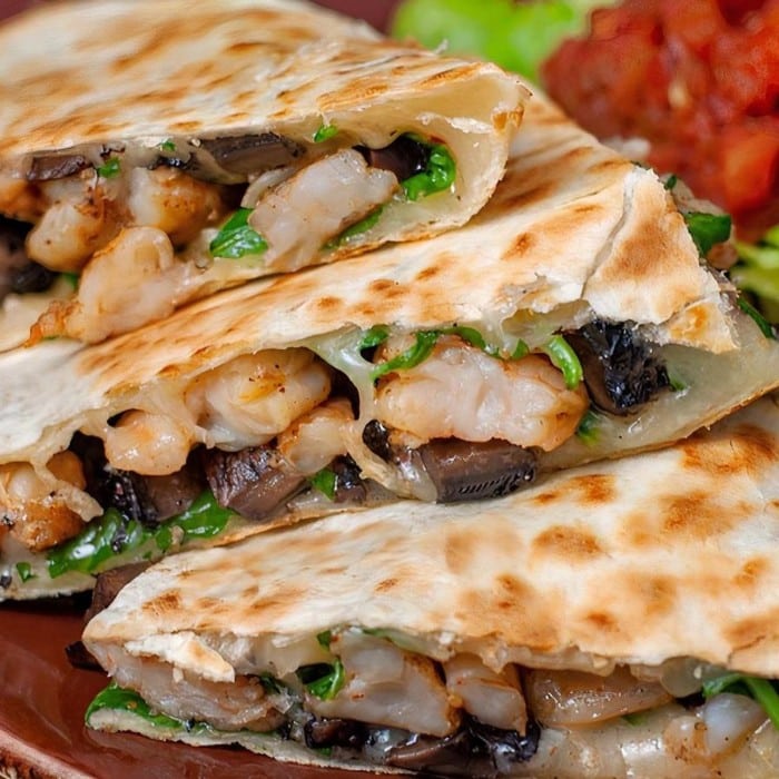 Mushroom Quesadillas