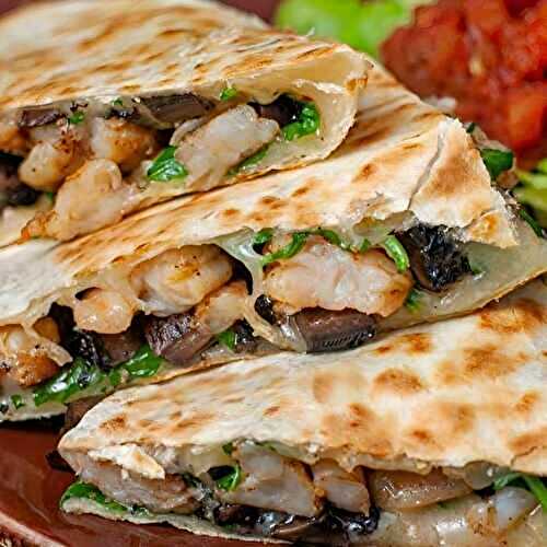 Mushroom Quesadillas