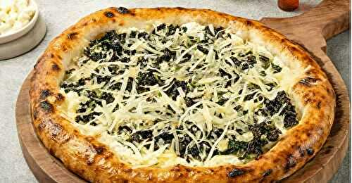Spinach Cheese Pizza