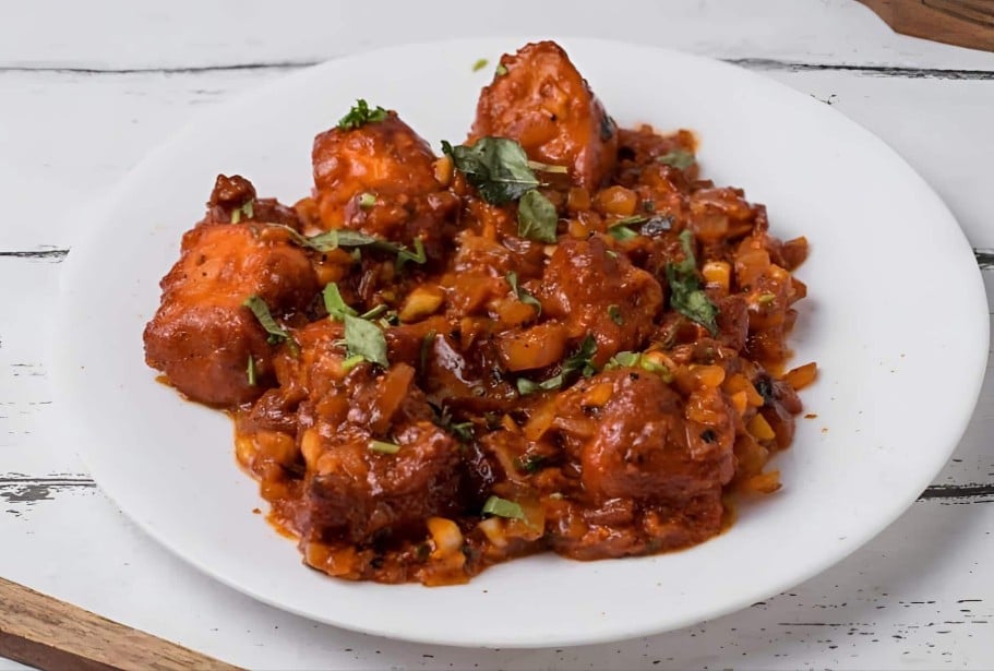 Bhuteko Masu (Spicy Garlic Flavoured Lamb)