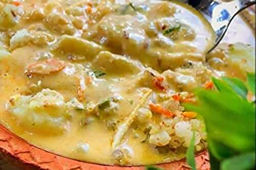 Mixed Vegetables in Coconut Sauce