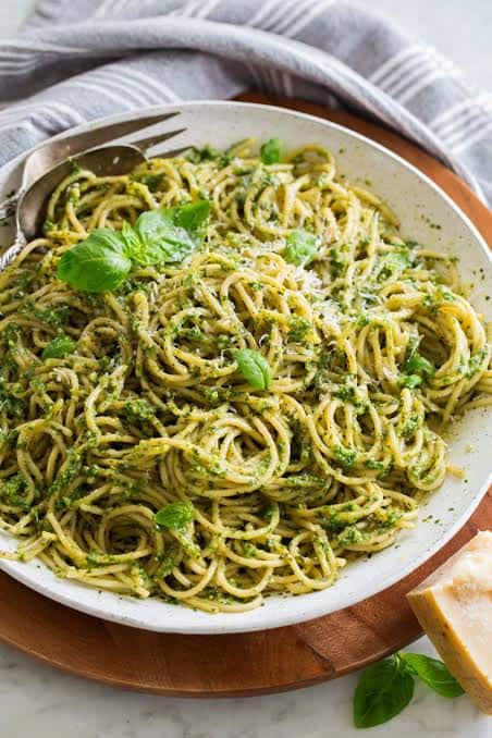 Spaghetti with Spinach
