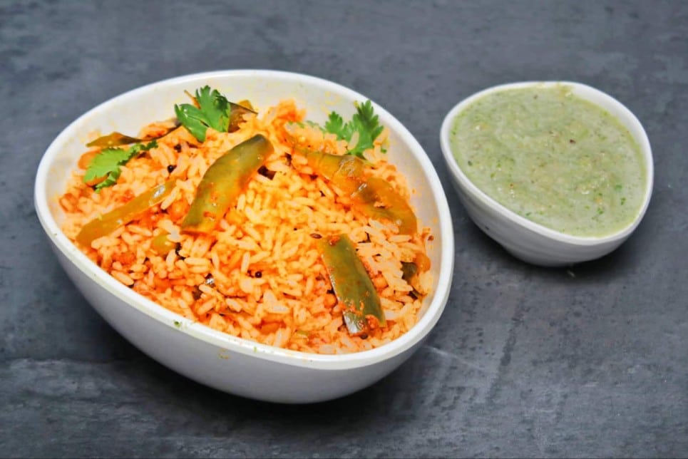 Capsicum Tomato Rice