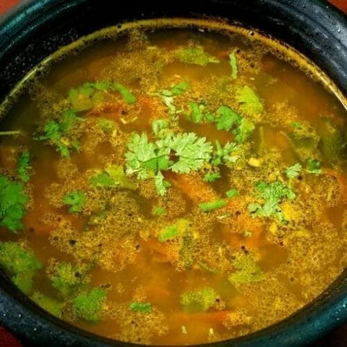 Carrot and Cabbage Rasam
