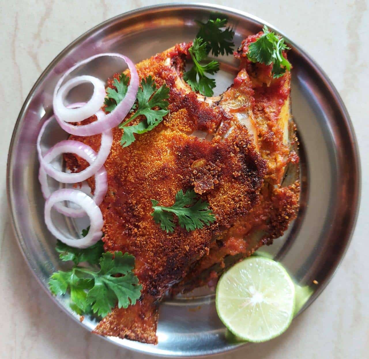 Konkani Masala Pomfret