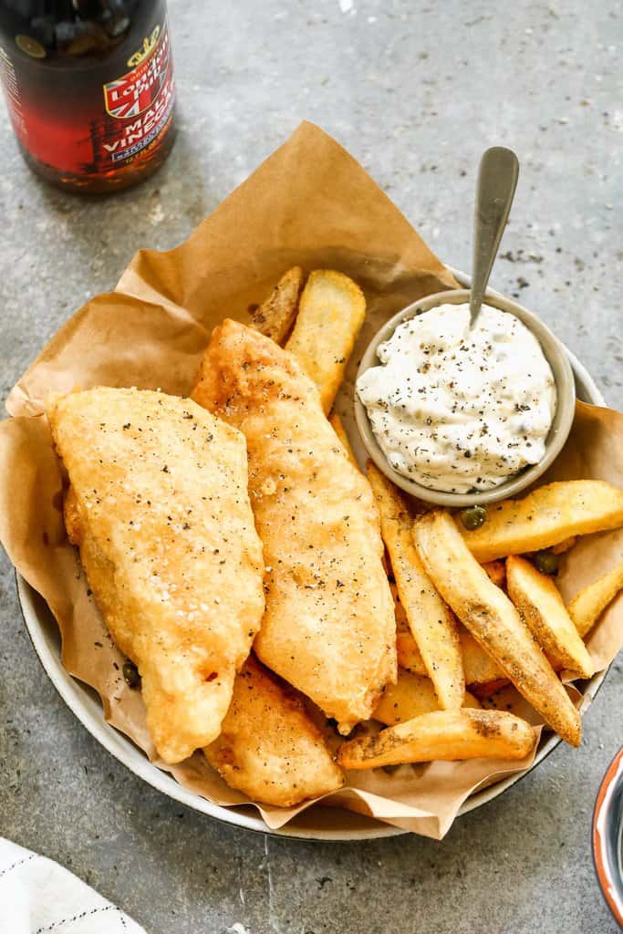 Oven-Baked Fish and Chips