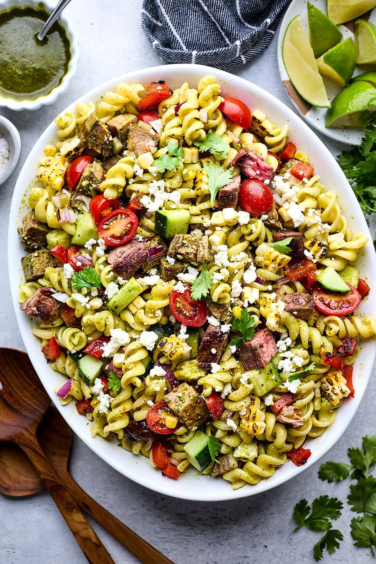 Rare Roast Beef Pasta Salad