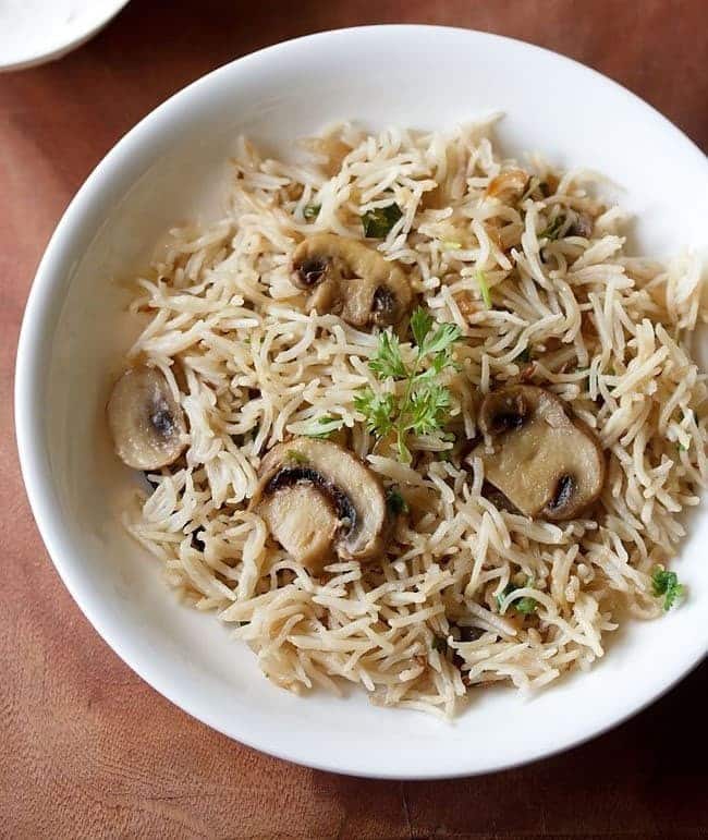 Mushroom Pulao