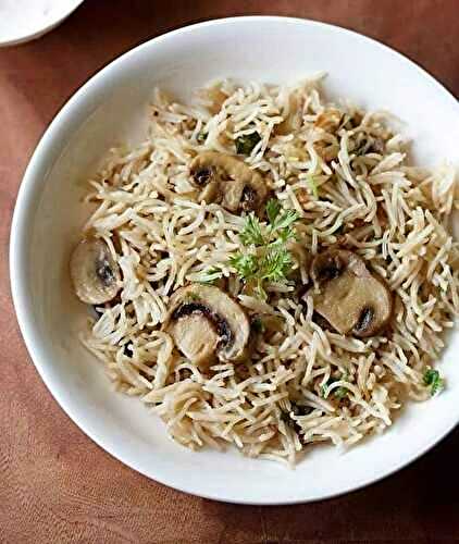 Mushroom Pulao