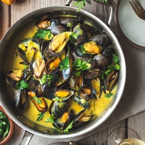 Mussel Curry with Coconut