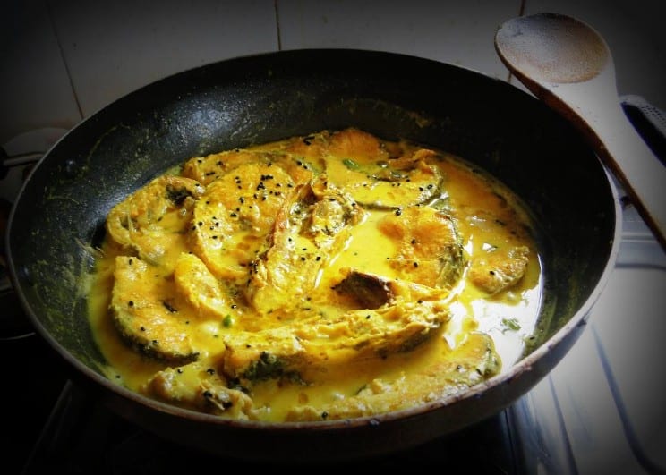 Shorshe Maach (Fish Cooked in Mustard)