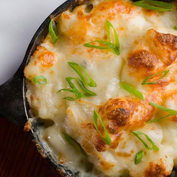 Baked Cauliflower in Cheese Sauce