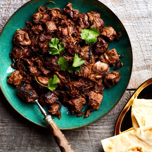 Stir Fried Mutton Podimas