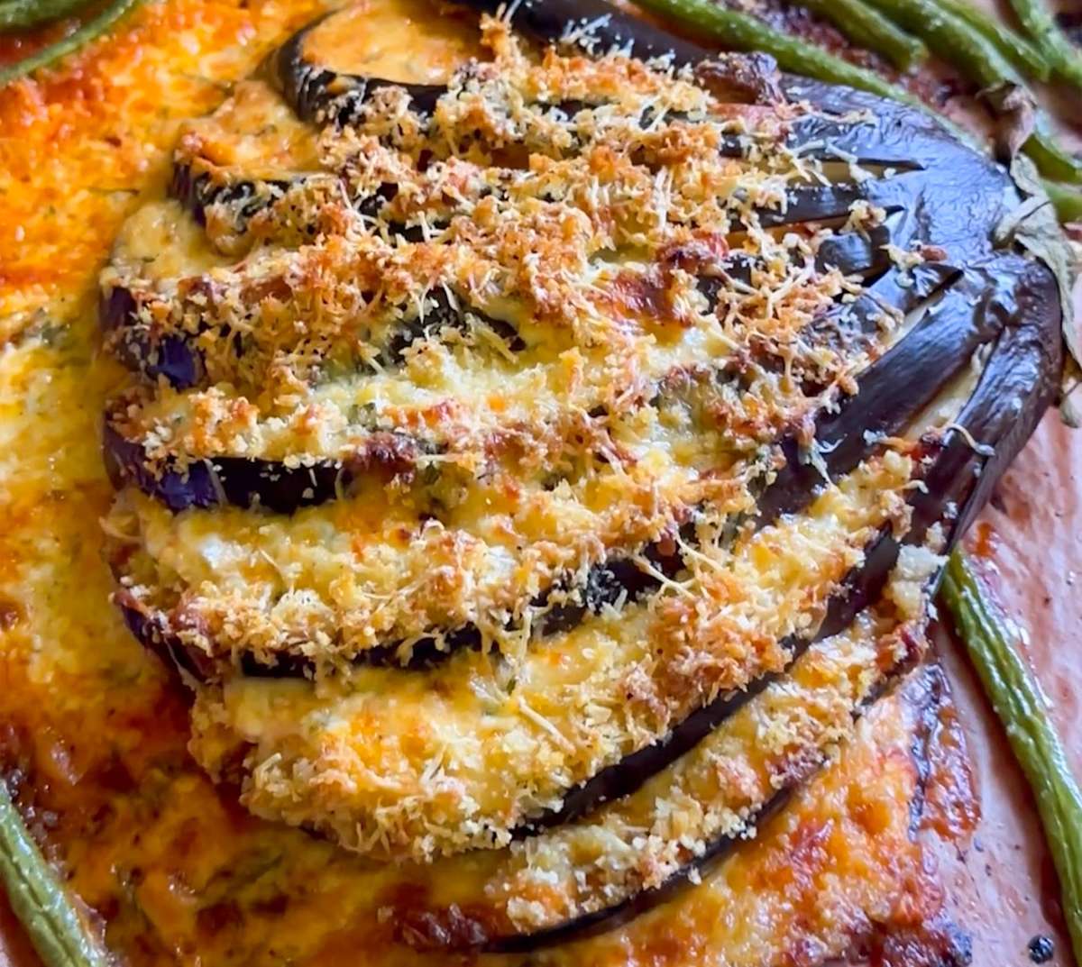 Baked Brinjals in Spicy Gravy