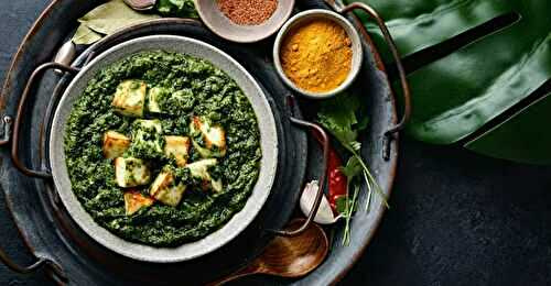 Paneer with Spinach