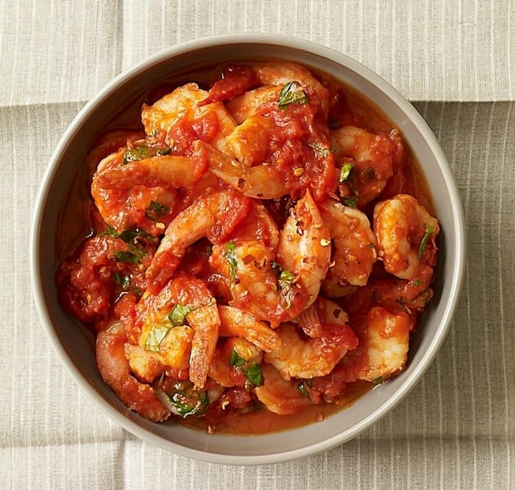 Shrimp with Tomato Sauce