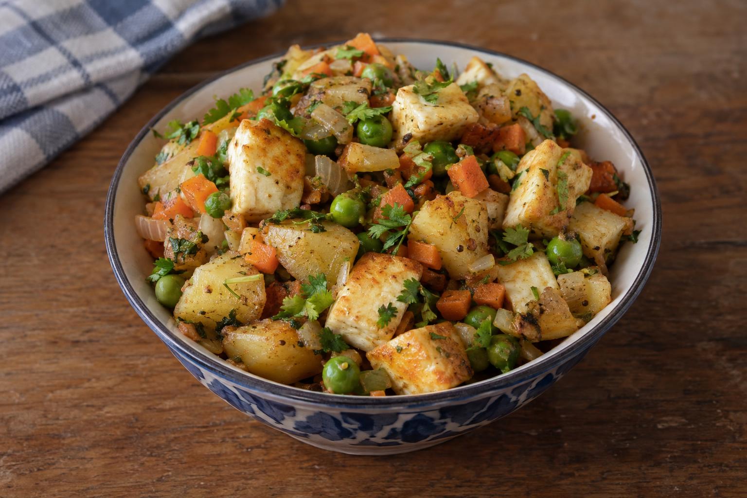 Aloo Paneer Chaat