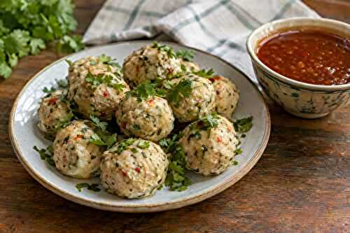 Spicy Fish Balls with Sweet and Sour Sauce