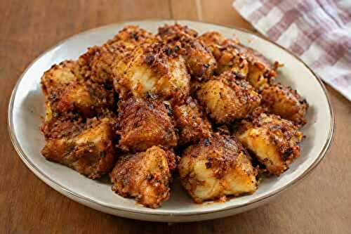 Spicy Fried Fish Cubes