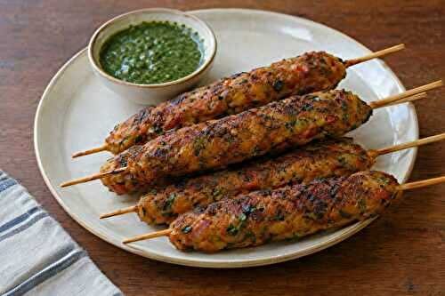 Vegetarian Seekh Kebab