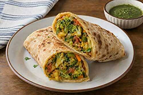 Broccoli Kathi Roll