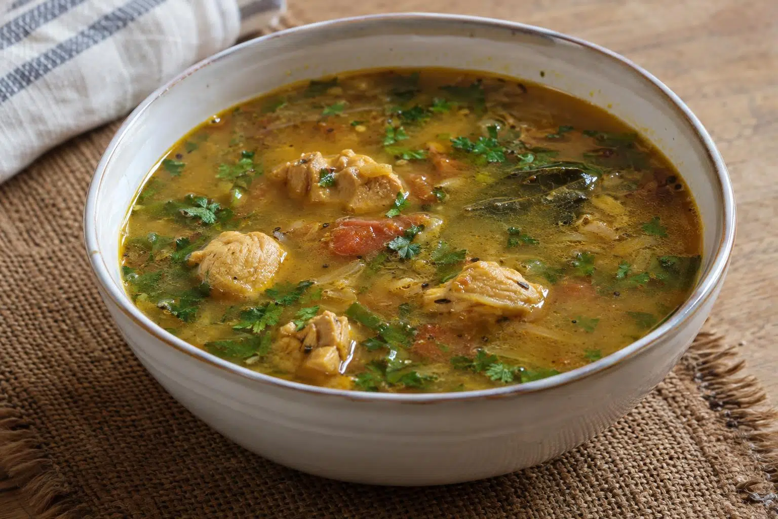Chettinad Chicken Soup