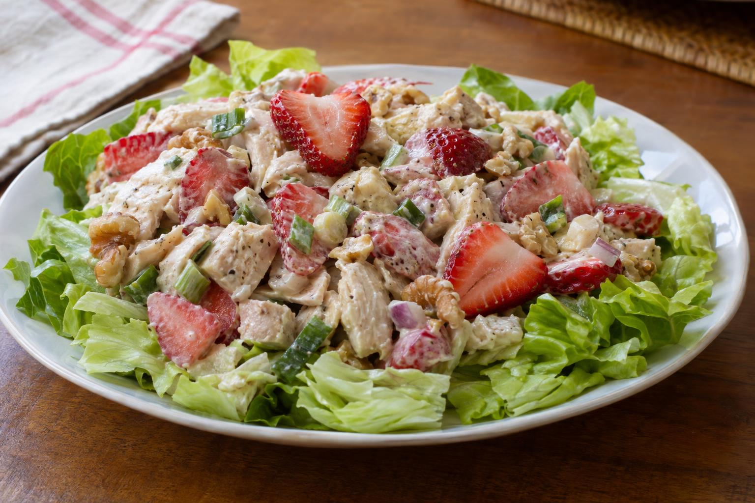 Chicken and Strawberry Salad