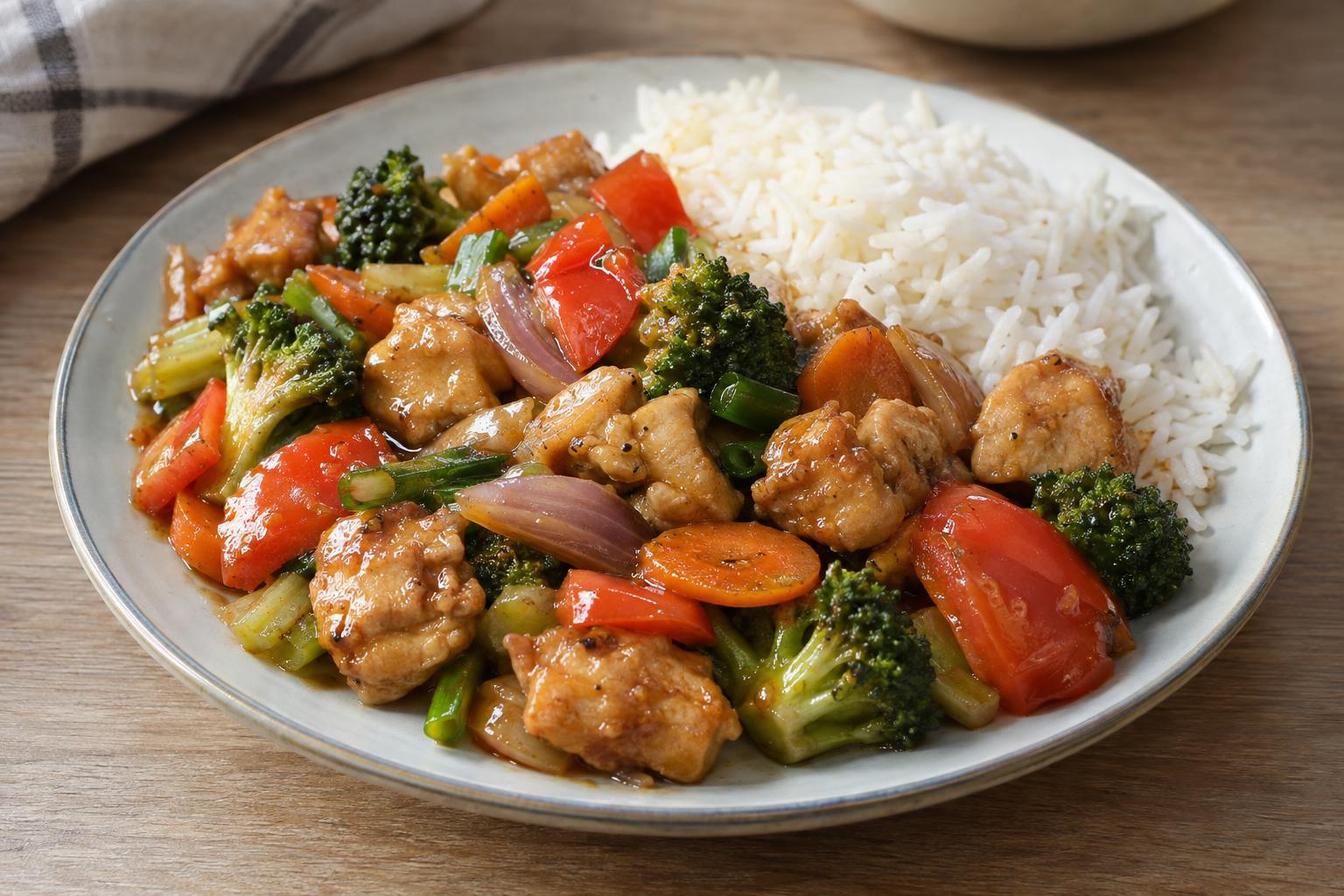 Crunchy Chicken and Vegetables