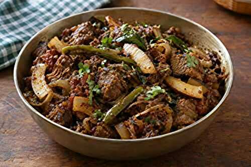 Fried Mutton with Coconut