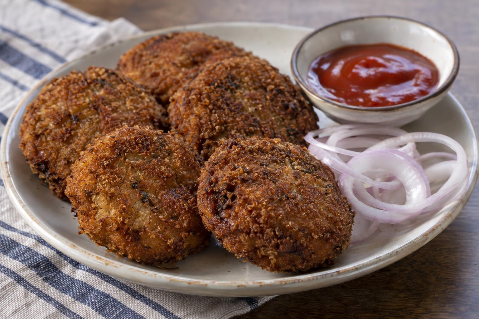 Mangsho Cutlet (Bengali Lamb Cutlet)