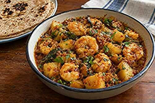 Parsi Prawn with Potatoes
