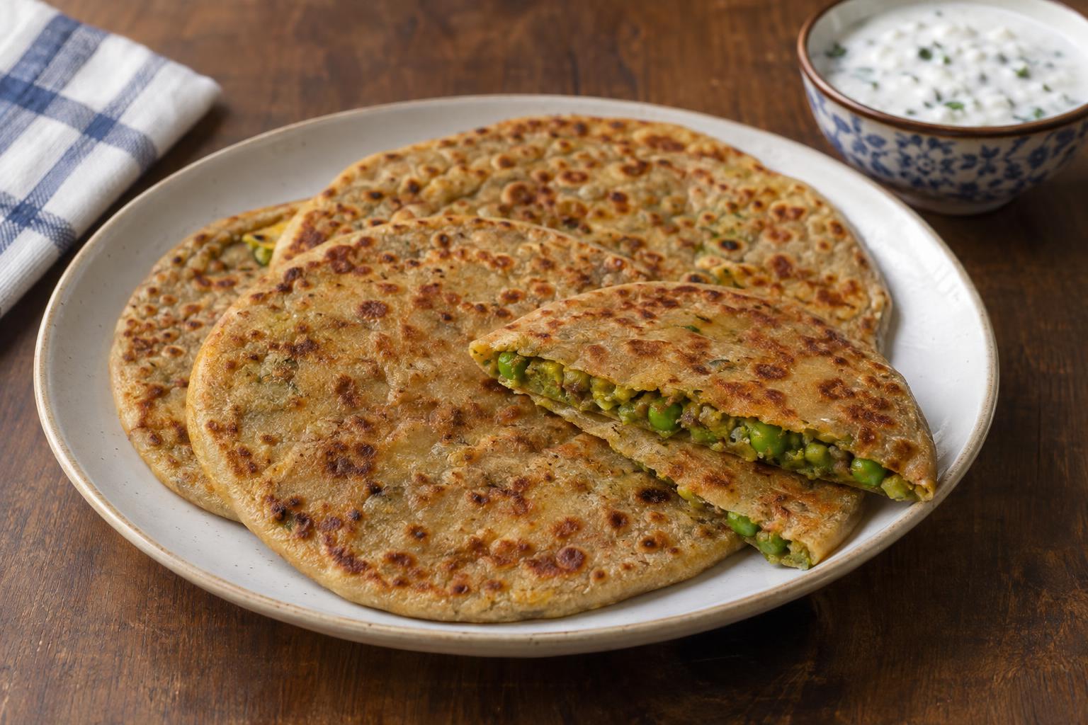 Peas Paratha