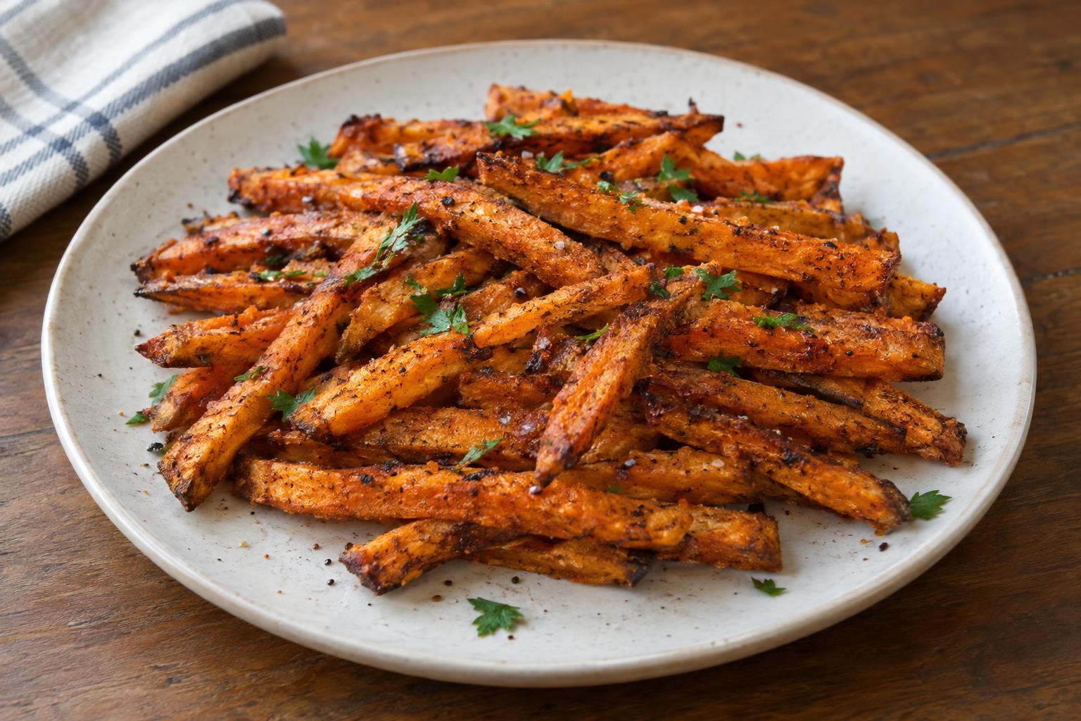 Sweet and Spicy Sweet Potato Fries