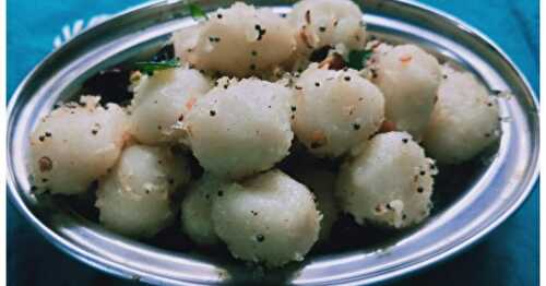 Ammini & coconut stuffed Poran kozhukatai