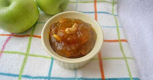 Apple Halwa | Indian Sweet Recipe | step by step pictures