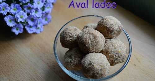 Aval Ladoo/ Balls | Poha ladoo | Healthy Snack