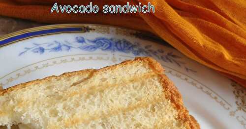 Avocado Sandwich | Easy Breakfast Recipe | Avocado - Vegetable Sandwich