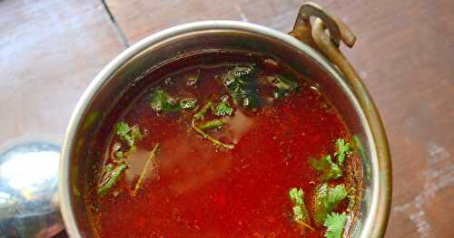 Beetroot Rasam | South Indian Rasam with Beetroot