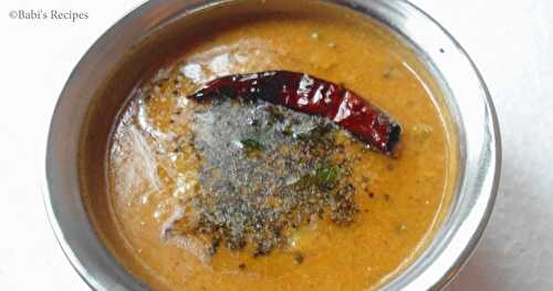 Bitter gourd Coconut gravy | Pavakkai Pitlai