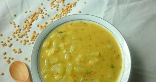 Bottle Gourd in Lentils