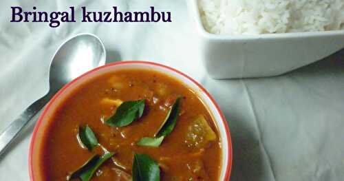 Bringal Kuzlambu |  Easy gravy for rice