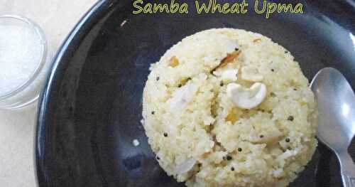 Broken Wheat  Upma |  Diabetic Friendly | Easy Breakfast