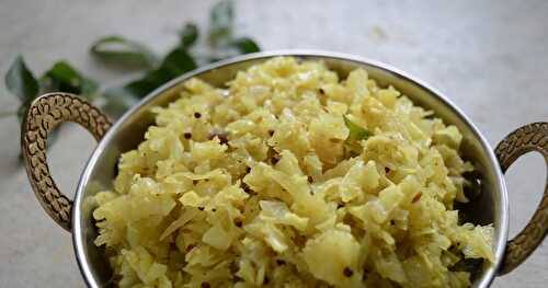 Cabbage thoran | Onam sadya recipe