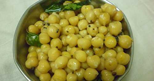 Chickpea/White Channa Sundal
